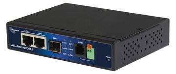 ALLNET ALL-MC116VDSL2 - 2x RJ45 - SFP - 10BASE-T - 100BASE-T - 160 Mbit/s - Schwarz - ADSL (RJ-11) - Ethernet (RJ-45) von LumaTech