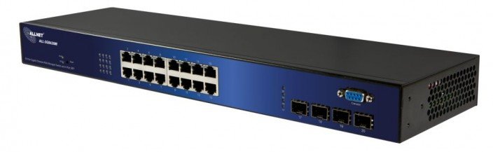 ALLNET ALL-SG8420M gemanaged L2 Gigabit Ethernet (10/100/1000) 19U Schwarz