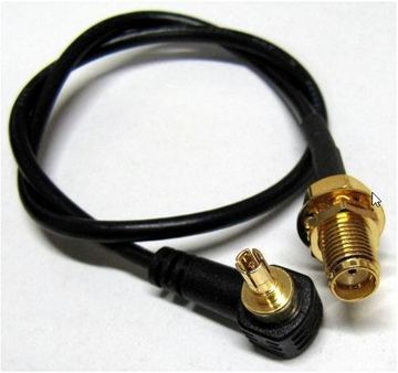 ALLNET ANT-PIG-SMAF-CRC9 - 0,15 m - SMA - CRC9 - Schwarz von LumaTech