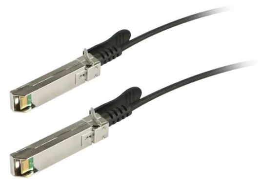 ALLNET SFP+/SFP+ - 10Gbit - 0.5m Schwarz - Silber Glasfaserkabel, Ansicht 2