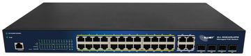 ALLNET Switch smart managed Layer2• PoE Budget 370W• 24x at• 4x SFP• 19• - Switch - 56 Gbps von LumaTech