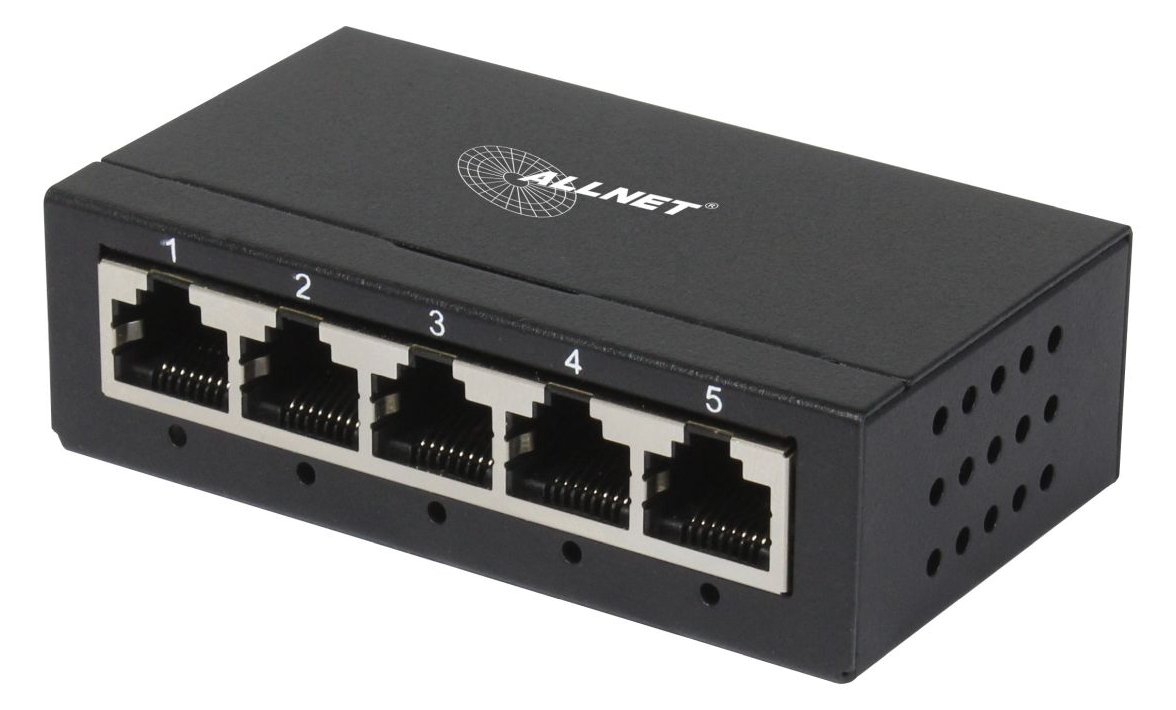 ALLNET Switch unmanaged Layer2 a€¢ 5x 1GbE Lüfterlos ALL-SG8005 - Switch - 1 Gbps