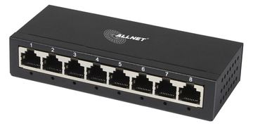 ALLNET Switch unmanaged Layer2 a€¢ 8x 1GbE Lüfterlos ALL-SG8008 - Switch - 1 Gbps von LumaTech