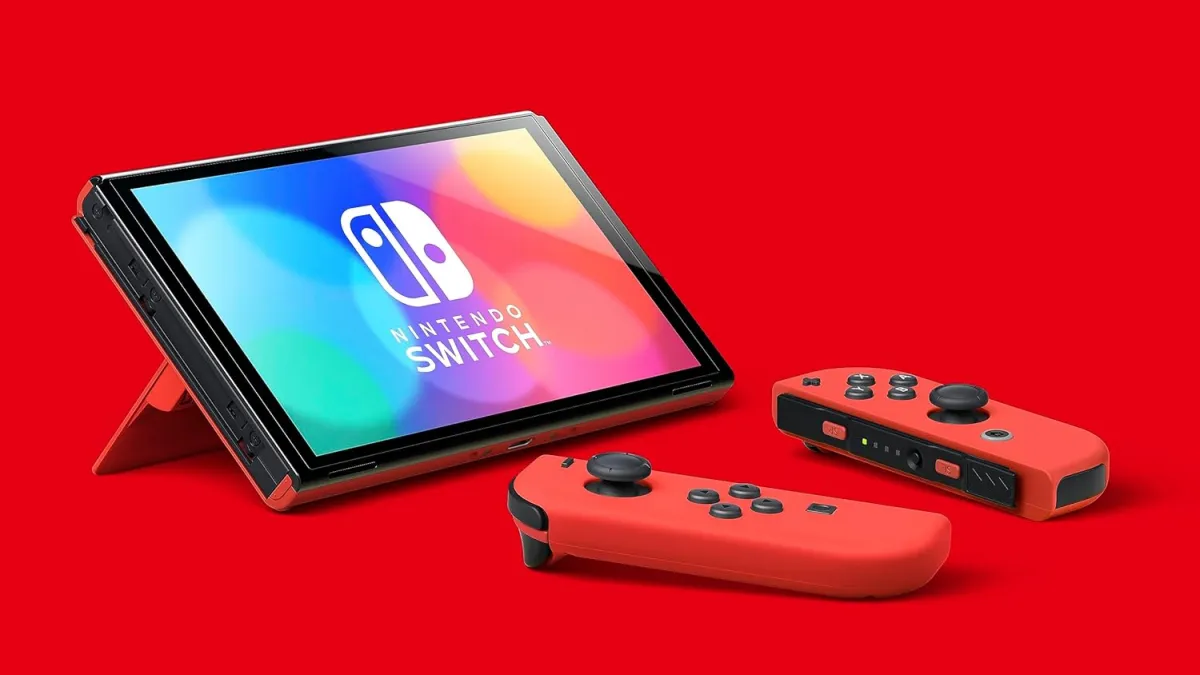 Nintendo Switch (OLED-Modell) - Mario-Edition (rot) — Bild 3