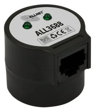 ALLNET 101240, CE, RoHS, 5 - 40 °C, -20 - 60 °C, 10 - 85%, 5 - 95%, 34,4 mm, Ansicht 2