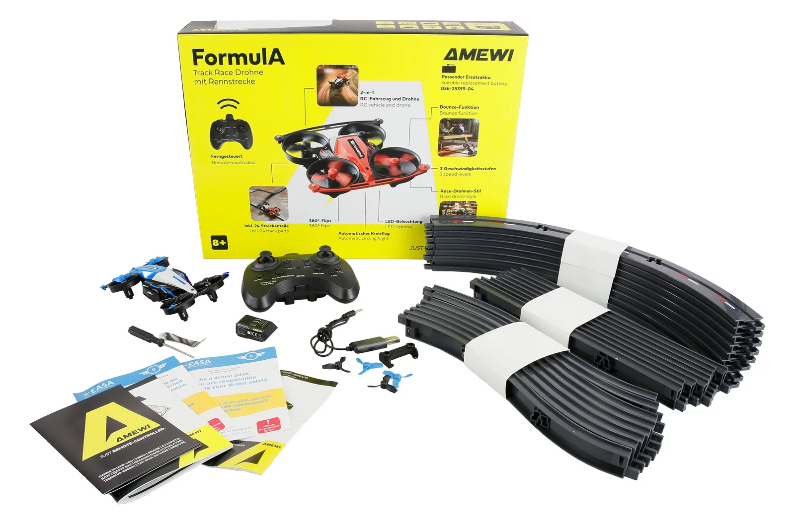 Amewi DRE Drohne Formul A Track Race+ Rennstrecke blau, Ansicht 2