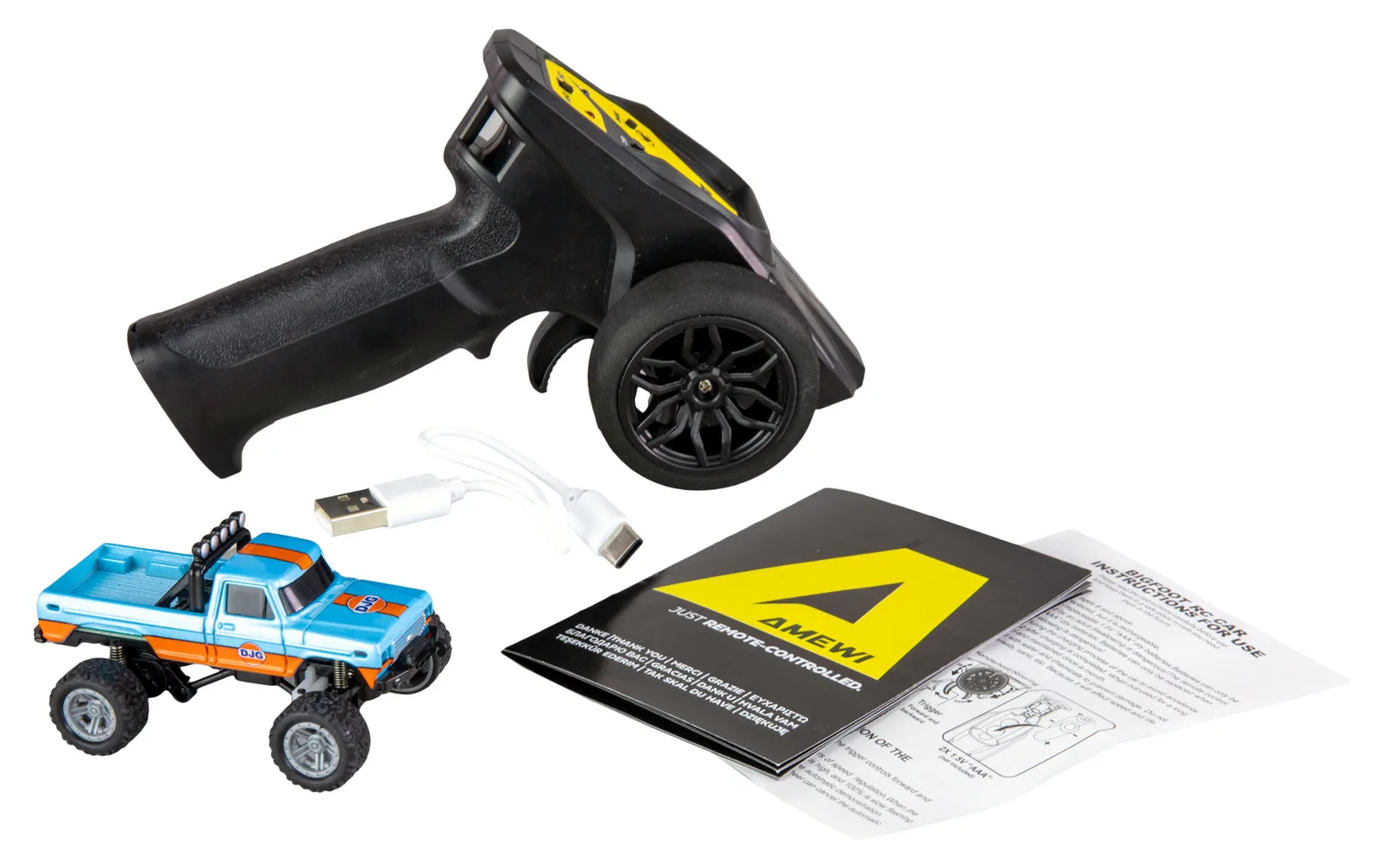 Amewi RC Monstertruck DieCast 1 64 RtR blau/orange/6+, Ansicht 2