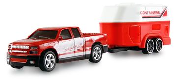 Amewi RC Pickup Die Cast mit Pferdeanhänger 1 64 RTR rot von LumaTech