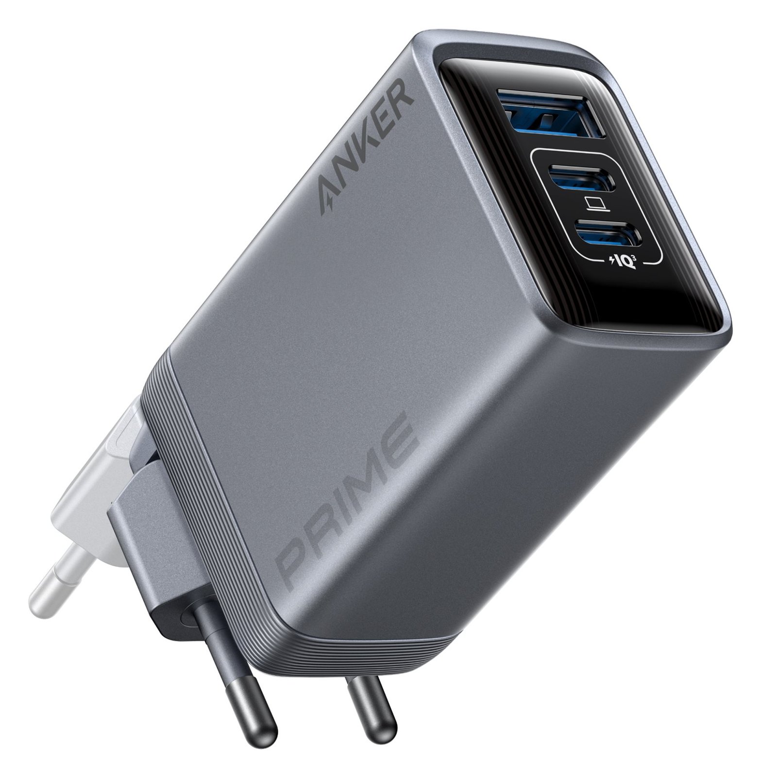 Anker Innovations Anker Prime - Netzteil - GaN - 100 Watt - 5 A - 3 Ausgabeanschlussstellen (2 x USB-C, USB Typ A)