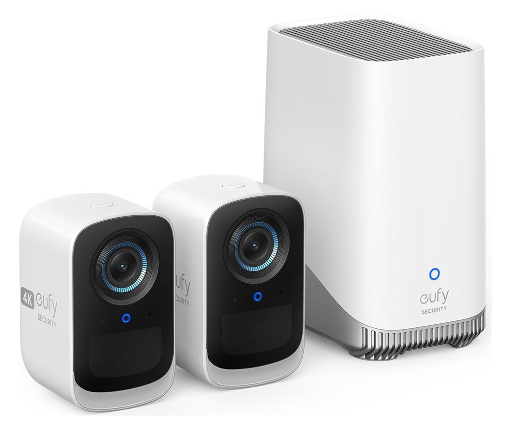 Anker Innovations Eufy eufyCam S300 - 2 Camera Kit - Überwachungskamera - staubgeschützt/wetterfest - Farbe (Tag&Nacht) von LumaTech