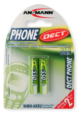 Ansmann Dect - Batterie 2 x AAA - NiMH - 550, Ansicht 2