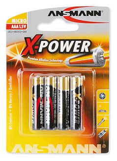 Ansmann X-POWER Micro AAA - Batterie 4 x AAA