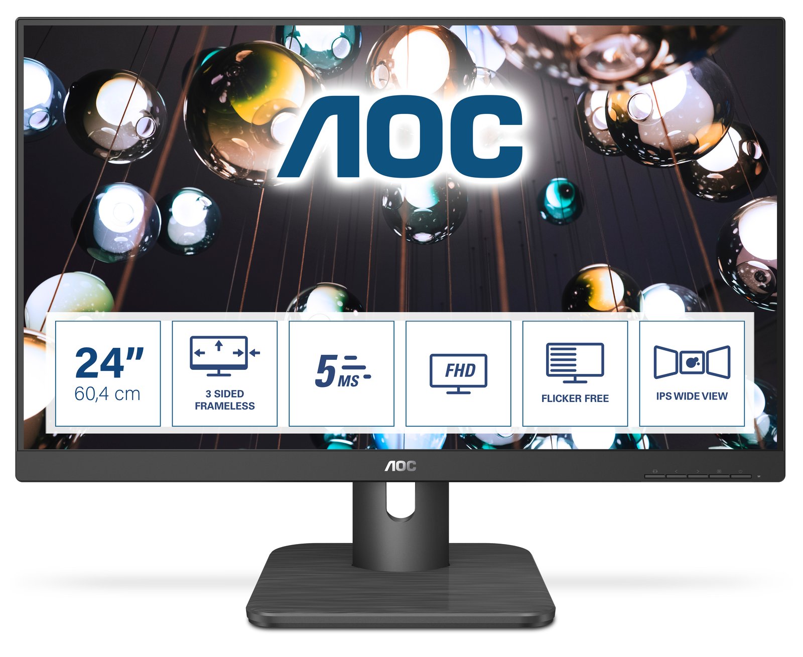AOC 24E1Q - LED-Monitor - 60.5 cm (23.8) - 1920 x 1080 Full HD (1080p) von LumaTech