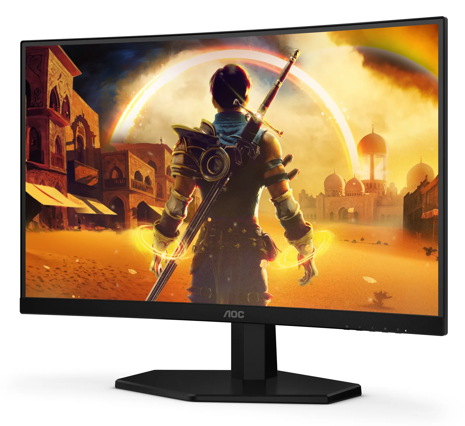 AOC Gaming C24G42E - LED-Monitor - Gaming - gebogen - 61 cm (24), Ansicht 2