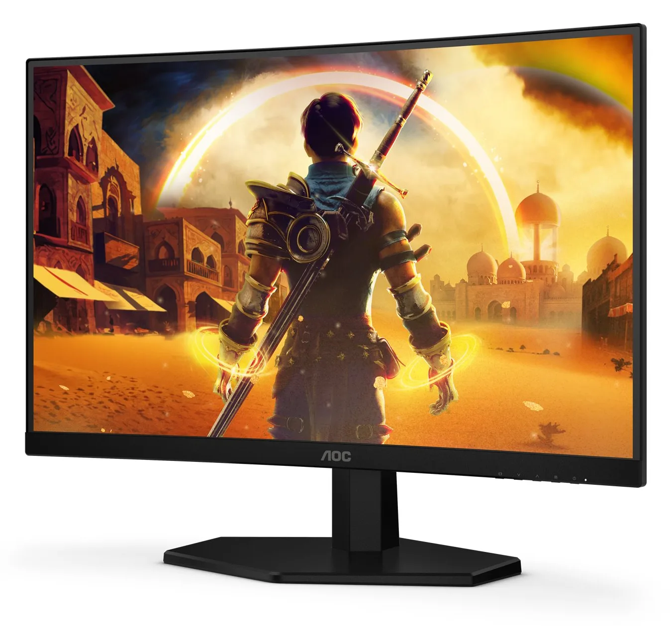 AOC Gaming C24G42E - LED-Monitor - Gaming - gebogen - 61 cm (24), Ansicht 3