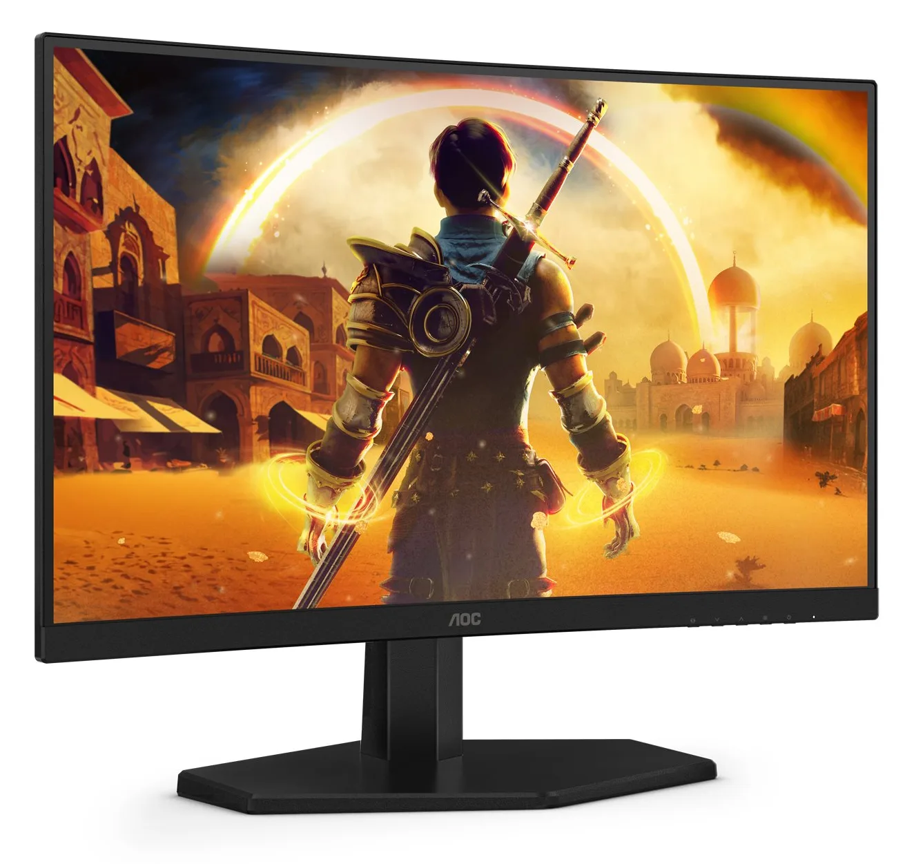 AOC Gaming C24G42E - LED-Monitor - Gaming - gebogen - 61 cm (24), Ansicht 4