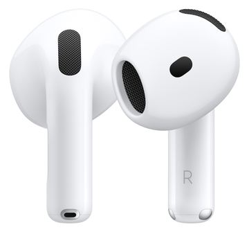 Apple AirPods 4 - True Wireless-Kopfhörer mit Mikrofon Ohrstöpsel Bluetooth weiß von LumaTech