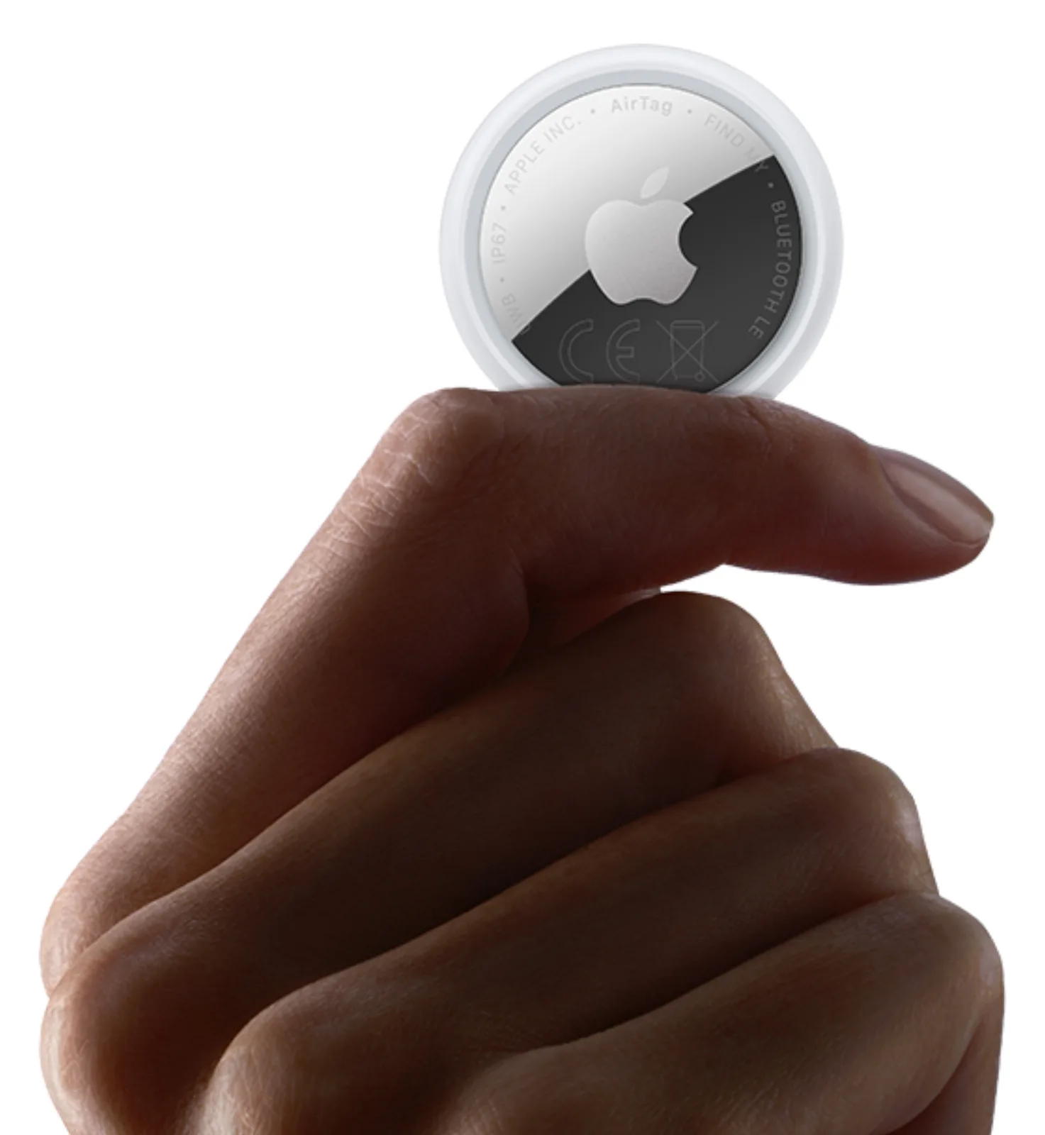 Apple AirTag (2026) weiß/silber, 4er-Pack - Anti-Verlust Bluetooth-Tag für Handy, Tablet, Smartwatch, iPhone/iPad/iPod, Ansicht 2