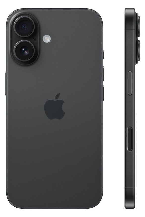 Apple iPhone 16 - 5G Smartphone - Dual-SIM / Interner Speicher 128 GB - Schwarz