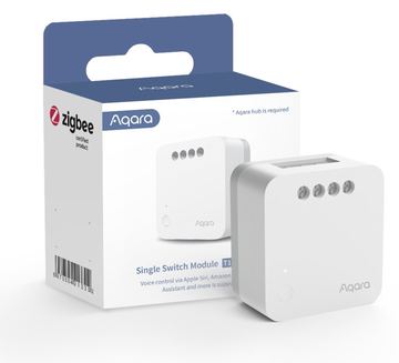 Aqara Einzelschalter-Modul T1 ohne Neutralleiter HomeKit SSM-U02 von LumaTech
