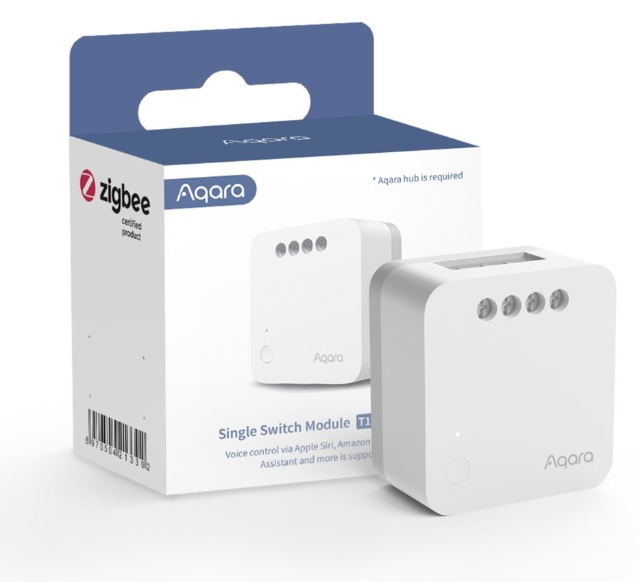 Aqara Einzelschalter-Modul T1 ohne Neutralleiter HomeKit SSM-U02