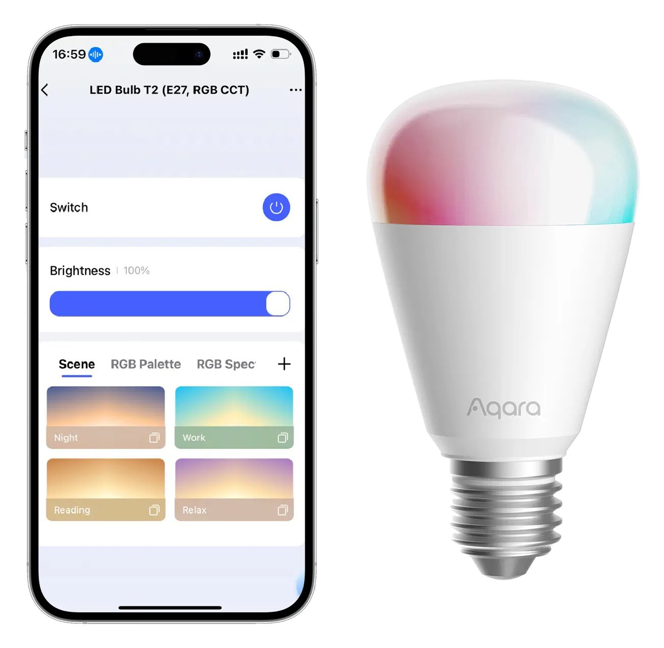 Aqara LED Bulb T2 - E27 RGB von LumaTech