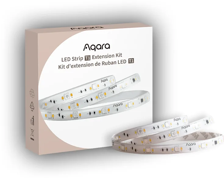 Aqara LED Strip T1 Extension 1m - Universalstreifenleuchte - Ambiente - Drinnen/Draußen - Weiß - IP44 - LED, Ansicht 4