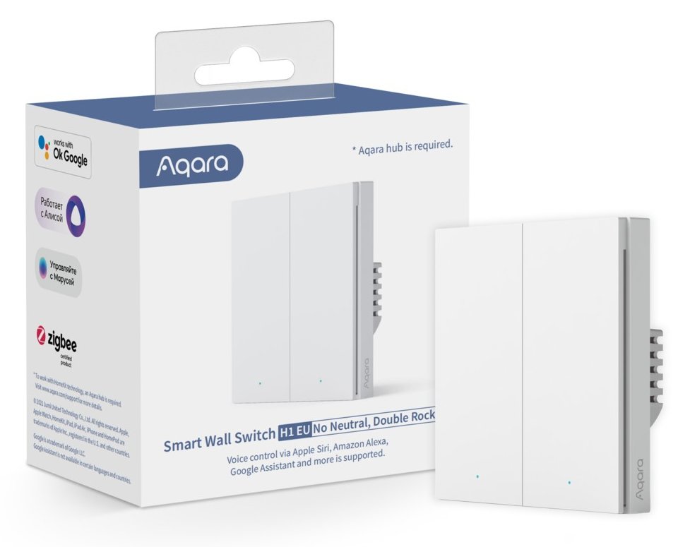 Aqara WS-EUK02 - Kabellos - Weiß - Polycarbonat (PC) - Blau - ZigBee - Stand-by - Status