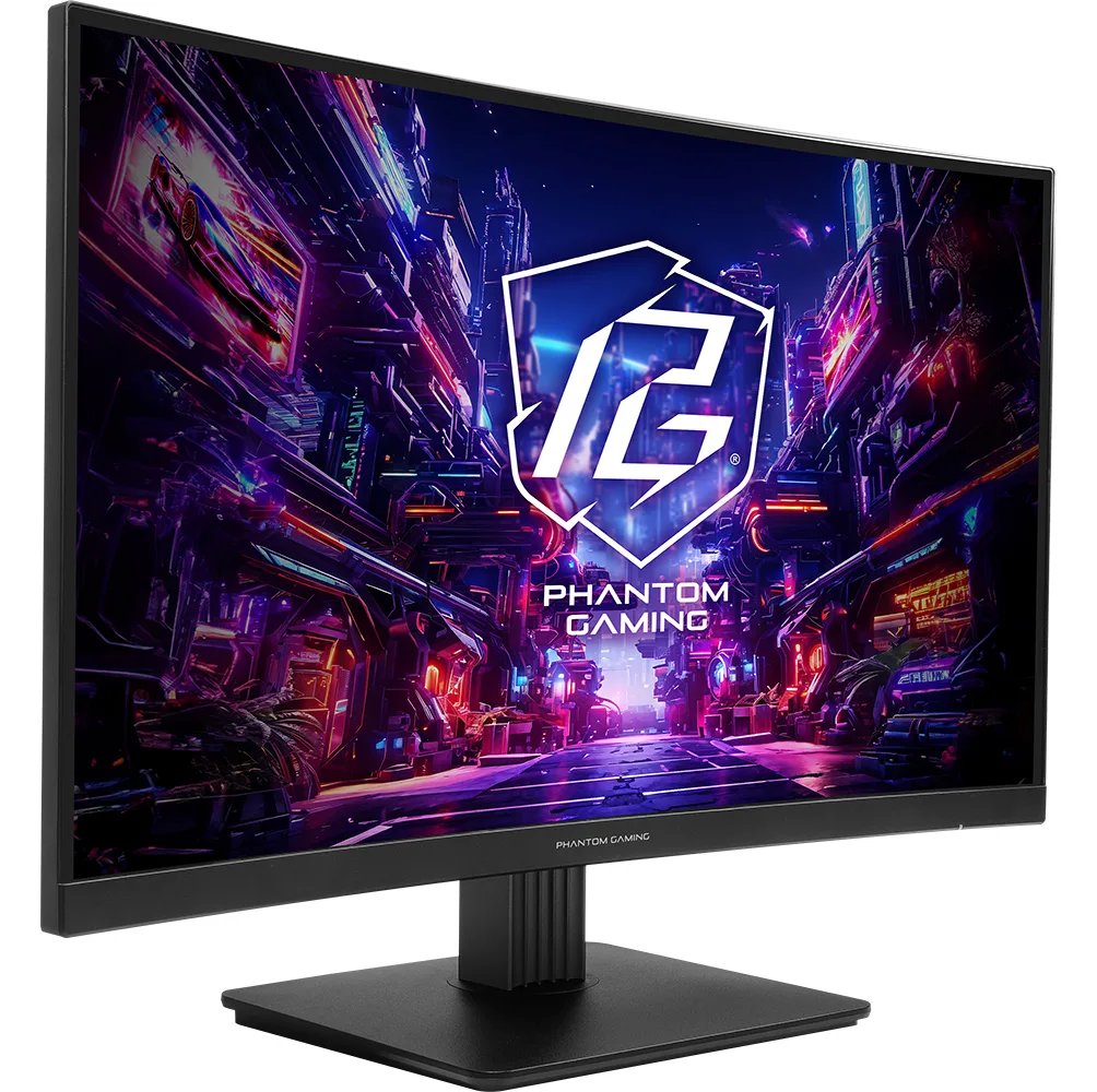 ASRock PG27QRT1B computer monitor 68.6 cm 27 2560 x 1440 px QHD Black - Flachbildschirm (TFT/LCD) - 68,6 cm, Ansicht 2