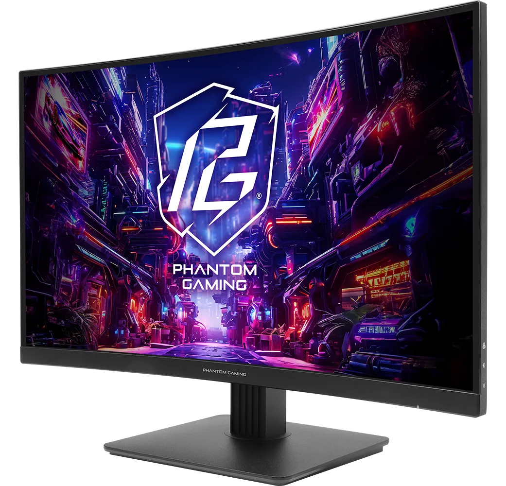 ASRock PG27QRT1B computer monitor 68.6 cm 27 2560 x 1440 px QHD Black - Flachbildschirm (TFT/LCD) - 68,6 cm, Ansicht 3