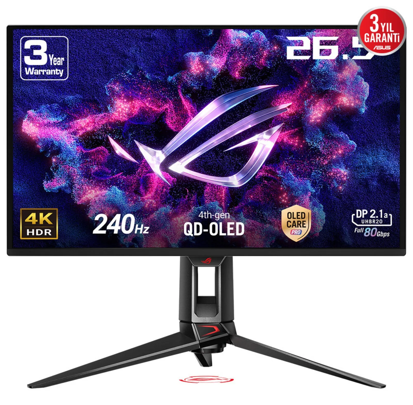 ASUS ROG Swift OLED PG27UCDM - OLED-Monitor - Gaming - 68.6 cm (27), Ansicht 2