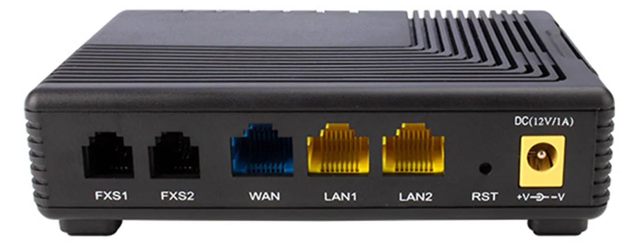 Auerswald 2-Port ATA Analoger Terminal Adapter - Voice-Over-IP - Fax, Ansicht 3