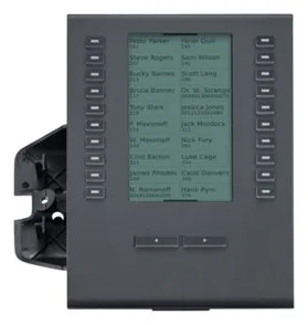 Auerswald COMfortel D-XT20i - Funktionstasten-Erweiterungsmodul für VoIP-Telefon - Schwarz, Ansicht 3