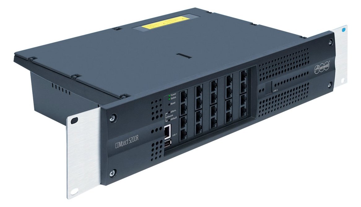 Auerswald COMpact 5200R - IP-PBX - 2U - in Rack montierbar