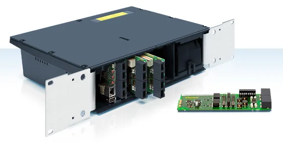 Auerswald COMpact 5200R - IP-PBX - 2U - in Rack montierbar, Ansicht 3