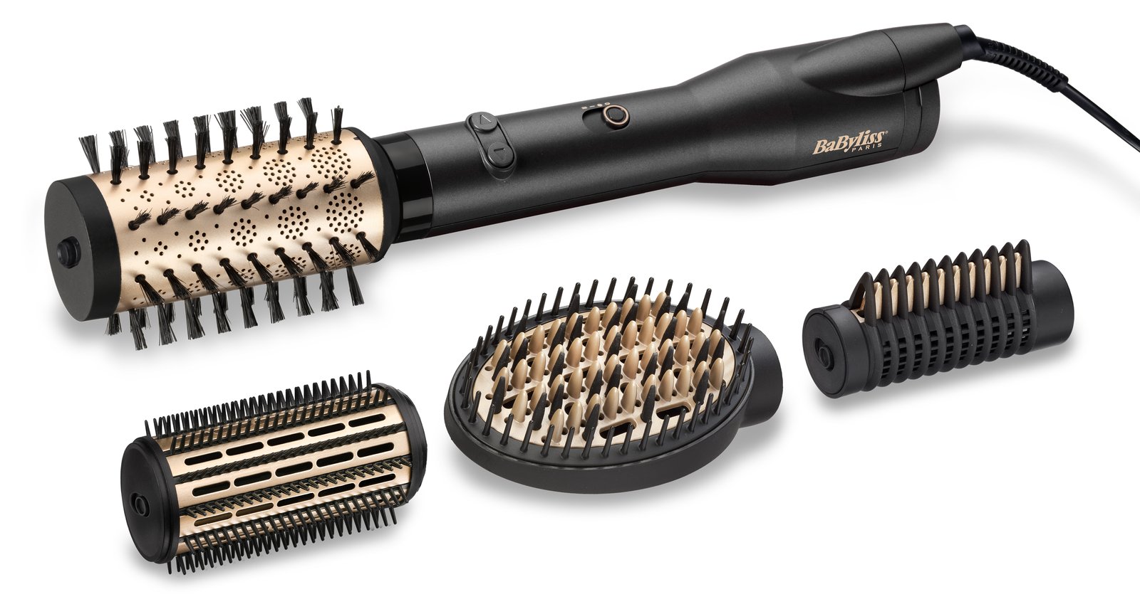 BaByliss Big Hair Luxe - Haar-Styling-Set - Warm - Tasten - Gerade fassförmig - Alle Haare - Dünnes Haar - Lang