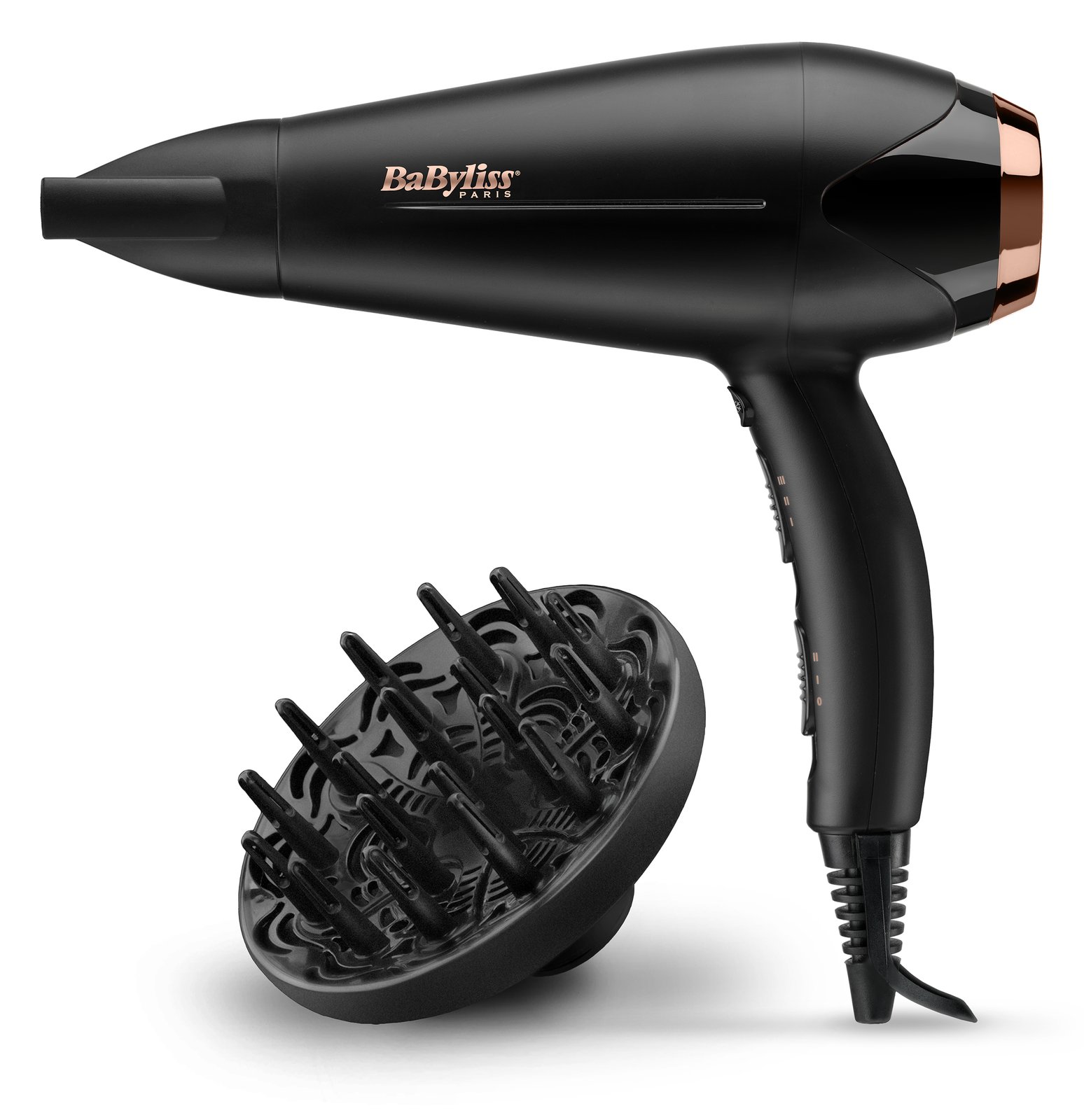 BaByliss Turbo Shine 2200 - Gleichstrom - Schwarz - Monochromatisch - 1,95 m - China - 2200 W