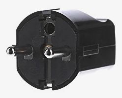 Bachmann Central plug DIN 49441 - Netzanschluss - CEE 7/7 (M) - Schwarz von LumaTech