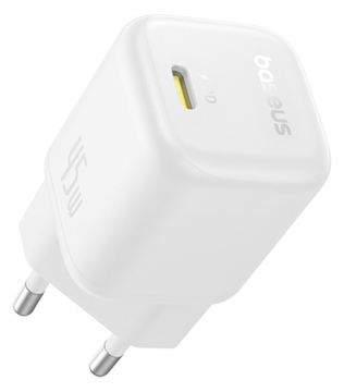 Baseus PicoGo GaN Ladegerät 45W EU Weiß von LumaTech