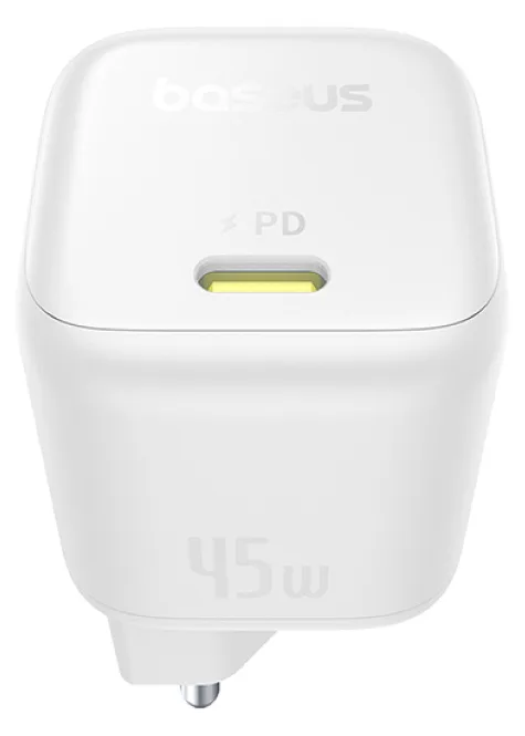 Baseus PicoGo GaN Ladegerät 45W EU Weiß, Ansicht 3