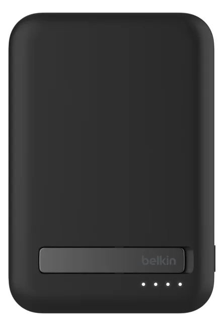 Belkin BoostCharge Pro - Induktive Power Bank - magnetisch mit Qi2 - 8000 mAh - 15 Watt - Fast Charge (24 pin USB-C) - Schwarz, Ansicht 2