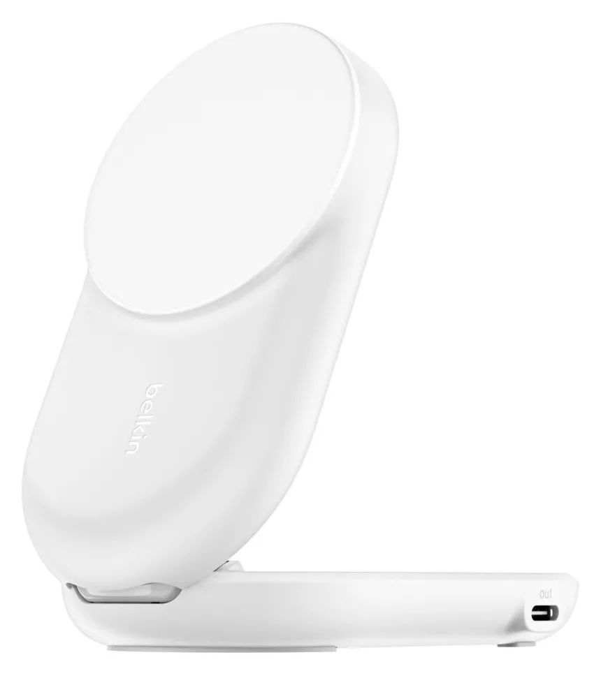 Belkin UltraCharge - Kabelloses Ladegerät - magnetisch, faltbar + AC-Netzteil - 25 Watt - Ultra Fast Charge (USB-C), Ansicht 3