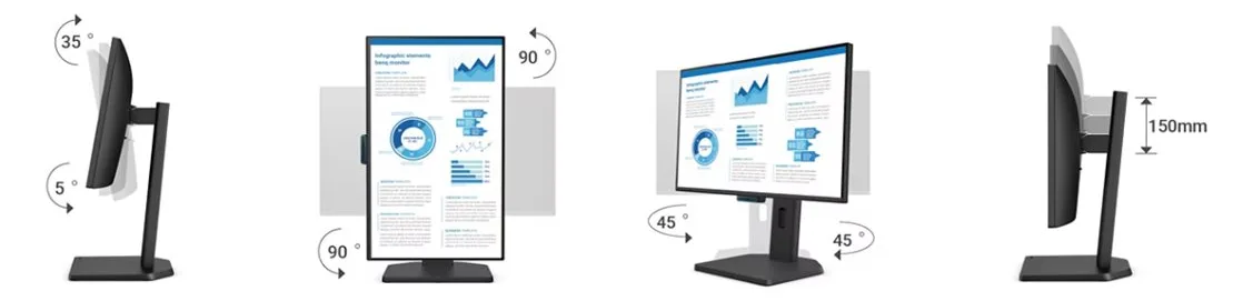 BenQ BL2490TC 24 IPS Resolution - Flachbildschirm (TFT/LCD) - 60,5 cm, Ansicht 3