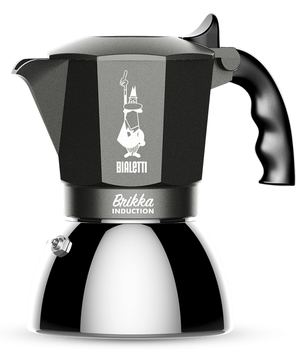 Bialetti Brikka Induction - Mokka-Kanne - Schwarz - Edelstahl - Aluminium - Stahl - Silikon - 1 Stück(e) von LumaTech