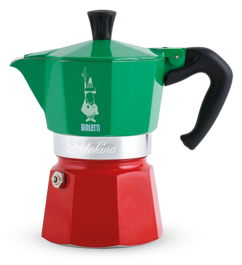 Bialetti La Mokina Italia - Kaffeemaschine - 12.5 x 7 x 12 cm