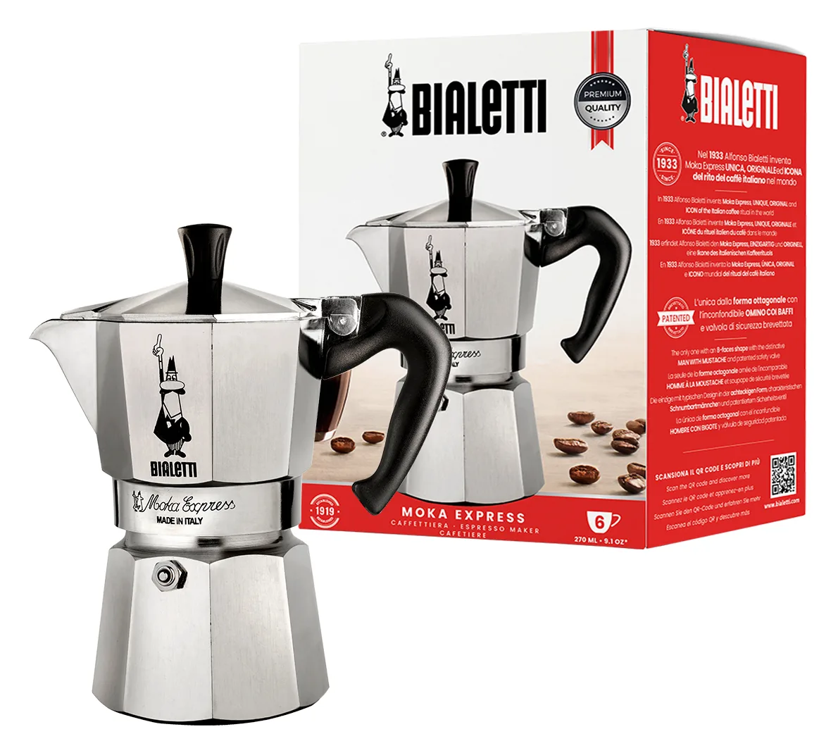 Bialetti Moka Express - Kaffeemaschine, Ansicht 2