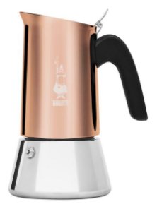 Bialetti Venus - Mokka-Kanne - 0,24 l - Kupfer - Edelstahl - Edelstahl - 6 Tassen - Thermoplast
