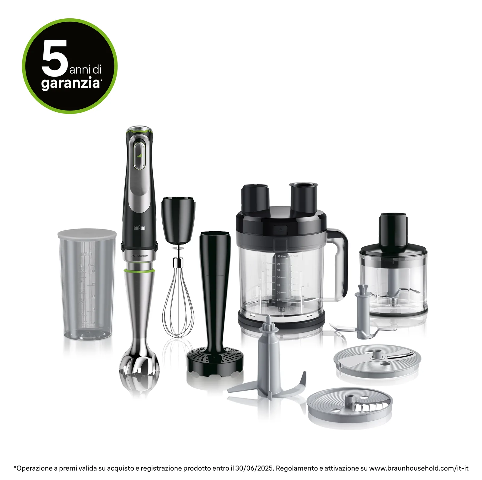 Braun Multiquick 9 MQ 9187XLI - Handmixer - 1.2 kW, Ansicht 4