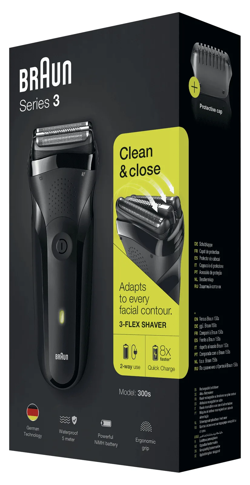 Braun Series 3 300s - Rasierer - schnurlos, Ansicht 4
