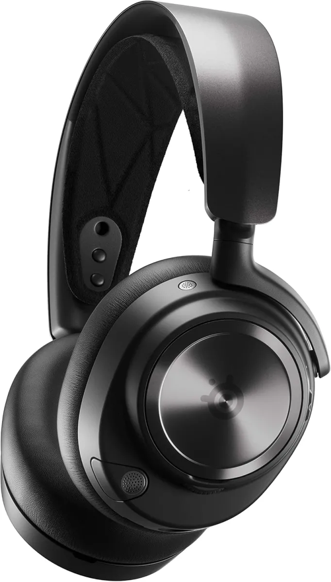 SteelSeries Arctis Nova Pro Wireless Xbox Headset - Gaming Headset Wireless - Unbegrenzte Akkulaufzeit; 2-Akku-System - Active Noise Cancellation - ClearCast Gen2 Mikro - Für Xbox, PC & mehr- Schwarz — Bild 3